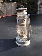 Vintage Feuerhand 275 Baby Storm Paraffin Lantern Lamp Suprax Glass