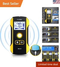 6-in-1 Stud Finder Wall Scanner: Precision Detection with LCD Display & Alarm