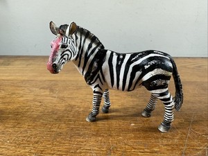 Schleich ZEBRA Retired 2008 Animal Figure Wildlife Safari Toy Figurine Custom