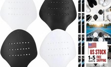 2 Pairs 4-12" Black  White Shoe Creases Protector, Shoe Toe Protectors Crease