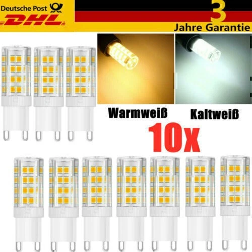 10x G9 LED Birne 5W 2835 SMD führte Warmweiß/Kaltweiß Energiesparlampen AC 220V - Bild 2 von 4