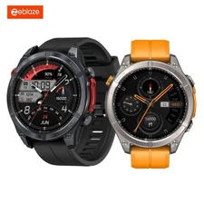 Zeblaze Stratos 4 GPS Smart Watch 1.43 AMOLED Display Compass Barometric Sport