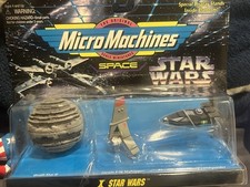 Star Wars Micro Machines Space Death Star II T-16 Skyhopper Galoob 1996 NEW J5