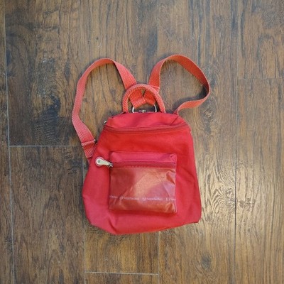 Sergio Tacchini red Nylon Mini Backpack
