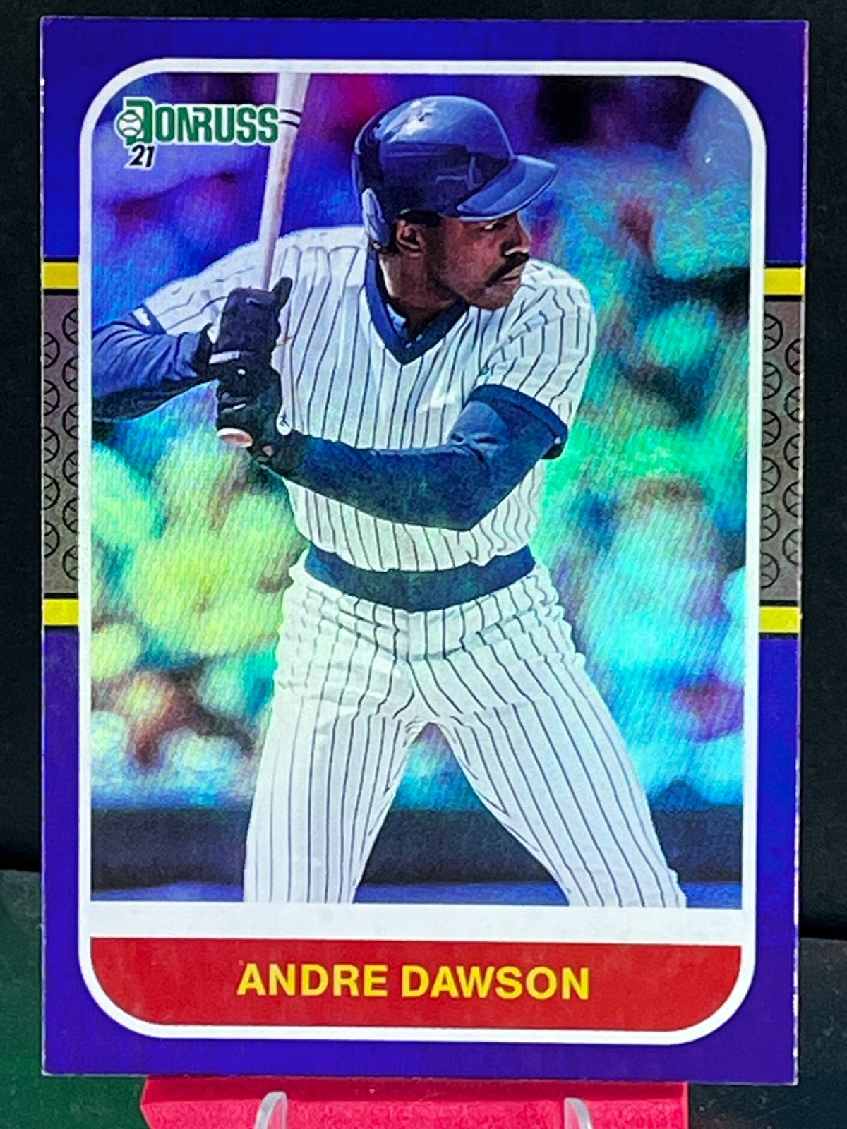 2021 Donruss - Andre Dawson #258 Holo Purple