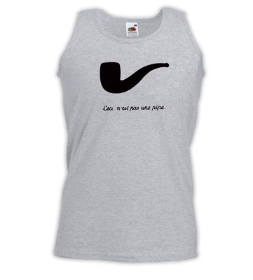 Seventyallora - Men's Tank Top J213 Chicken Is NOT a Pipe. Magrite Cit.