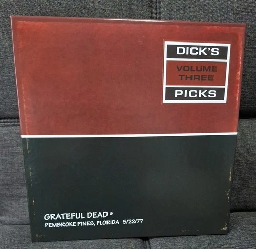 Grateful Dead Dick's Picks Vol. 3 Pembroke Pines FL 5/22/77 Vinyl Volume Three