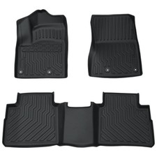 All Weather Floor Mats for 2021-2023 Nissan Rogue 3D TPE Rubber Liner 3PCS Set