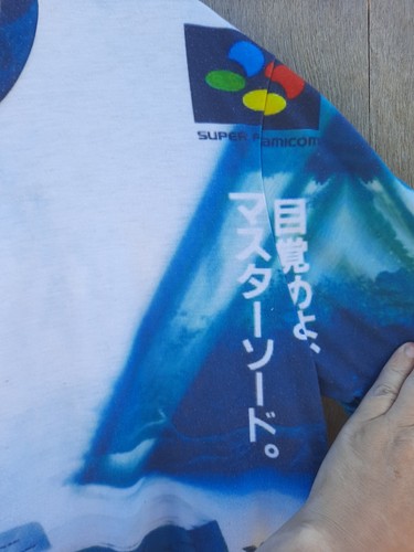 Vintage Nintendo Legend Of Zelda Graphic Print Both Sides Shirt - Picture 6 of 10