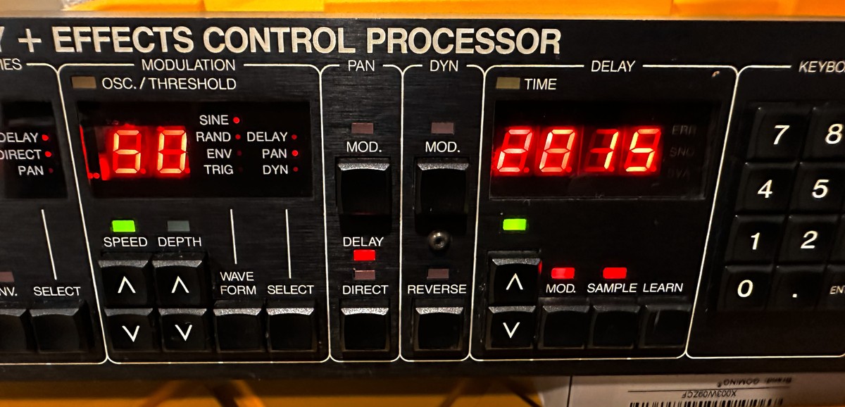 TC Electronics TC 2290 Dynamic Digital Delay + Sample Board TC Electronics TC 2290 Dynamic Digital Delay + Sample Board