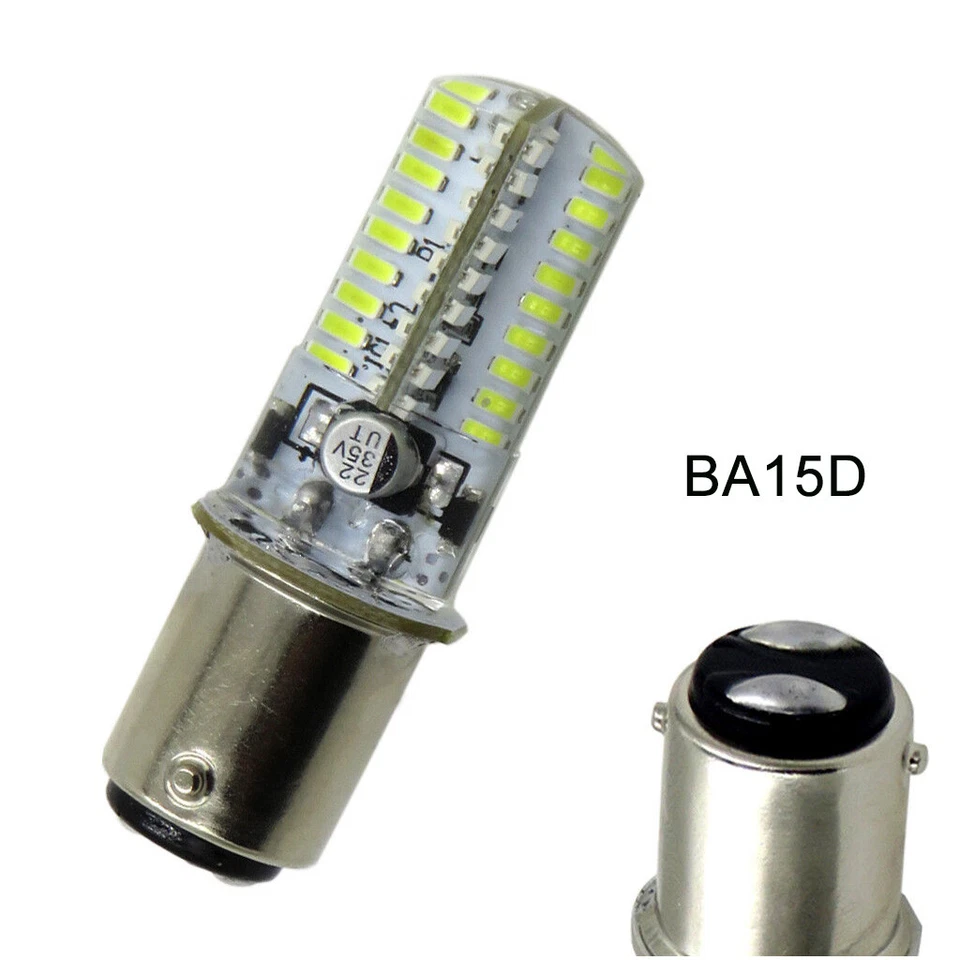 10pcs BA15D 1142 72 3014 LED Car Bulb Marine RV Boat Light 12-24V White/Warm - Image 2 of 4