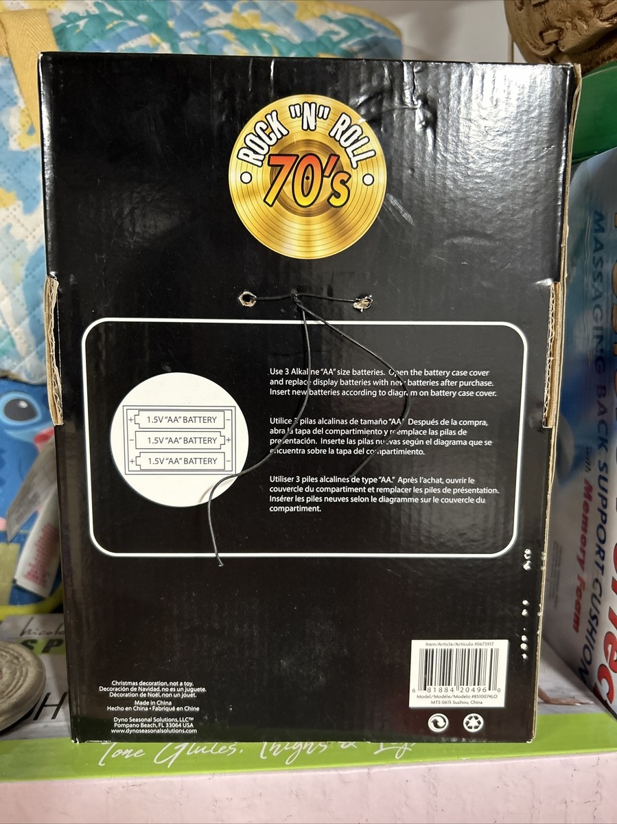 70s ROCK & ROLL JUKEBOX Musical Collectible Illuminated Classic
