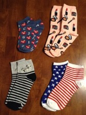 Lot of Four Pair Girl's/Junior's Socks