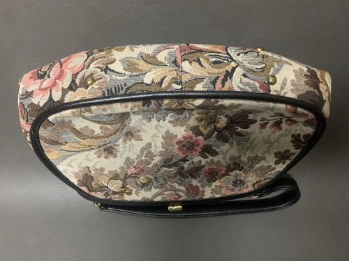 JR Miami Julius Resnick Blumenmuster Teppich Tasche Geldbörse USA Kuss Lock - Bild 4 von 7