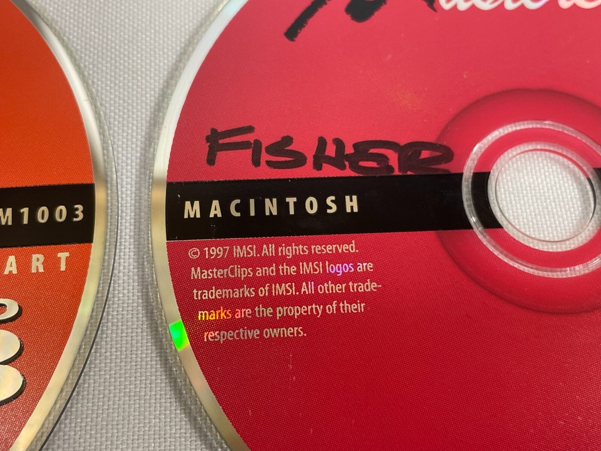 Vintage 1997 IMSI MasterClips: Clip Art Software CD-ROM Disc 1-28