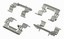 Brake disc hardware kit