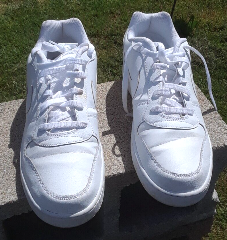 Nike Ebernon Low Casual All Triple White AQ1775-100 Men's Size 13