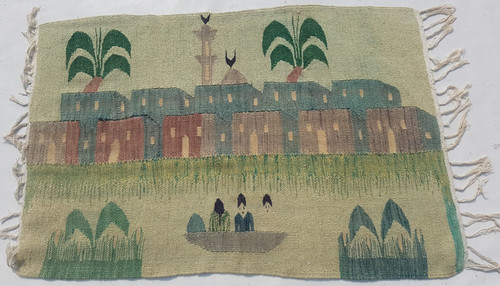 Vintage Traditional Handcrafted Egyptian Kilim Rug for Home Décor 113x72 cm