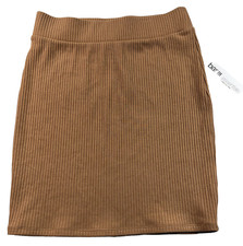 Bar III Bodycon Skirt Womens Size Small Camel Tan Stretch New