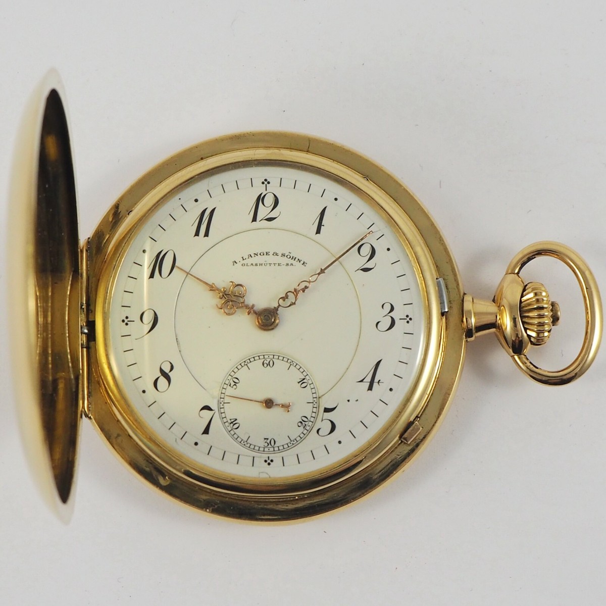 Taschenuhr Gelbgold GlashÃ¼tte Taschenuhr 585 Gold 585 Gold