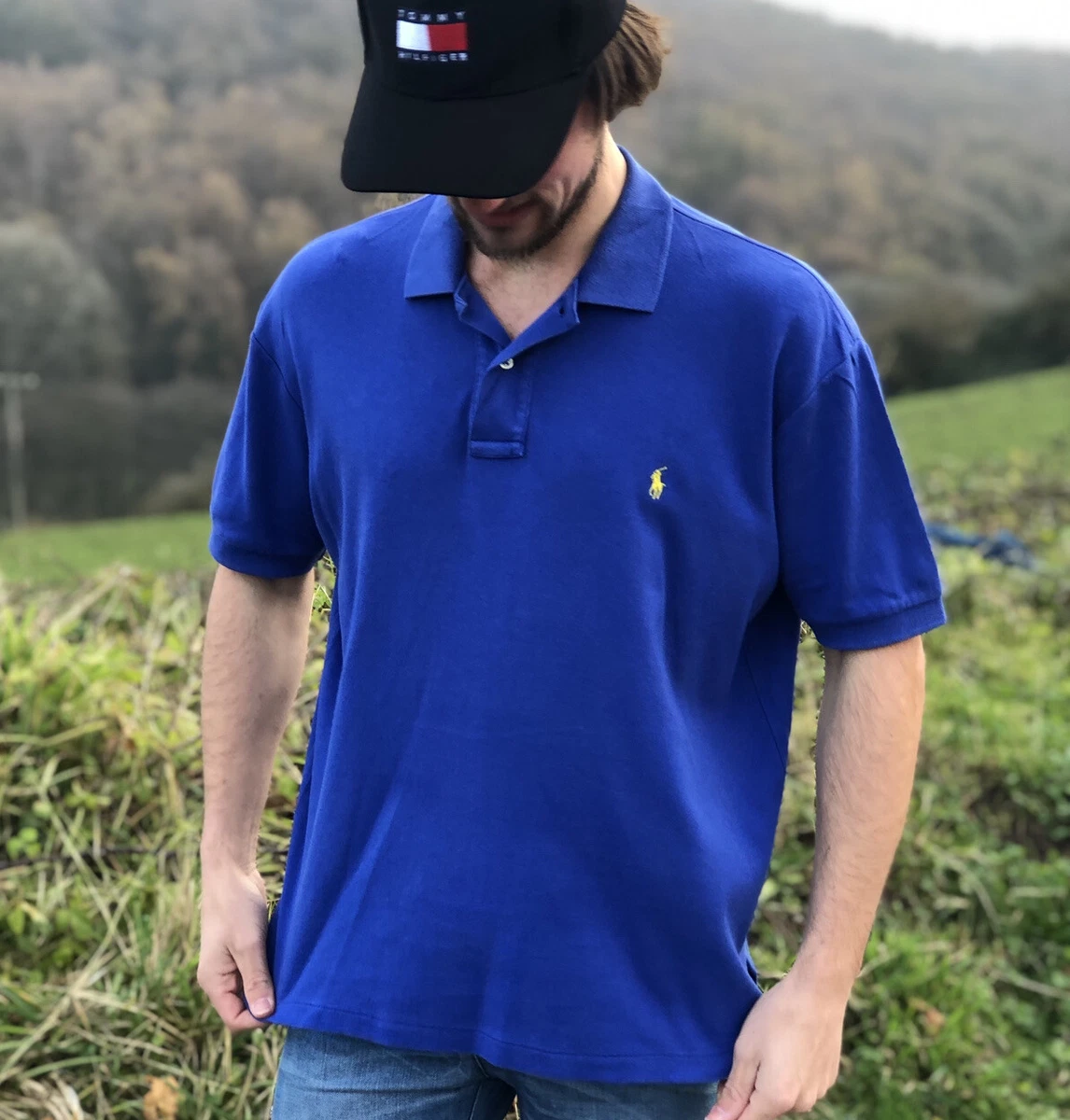 Blue and yellow polo ralph lauren hotsell