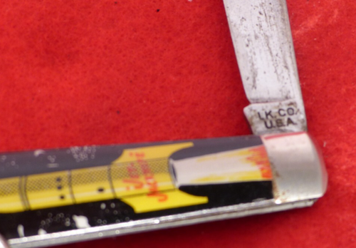 Vintage Imperial Knife Co USA Made 3-1/8" Jet Jack Knife - Foto 2 di 5