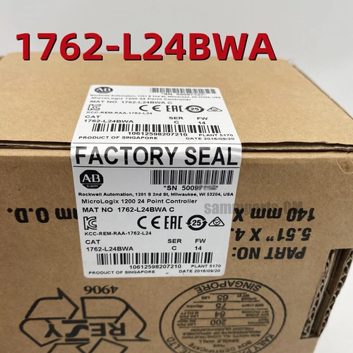 AB 1762-L24BWA Allen-Bradley MicroLogix 1200 24 Point Controller NEW Sealed - Picture 1 of 3