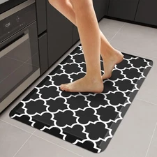Anti Fatigue Floor Mat - 4/5 Inch Thick Kitchen Mat Non Slip Waterproof Heavy...