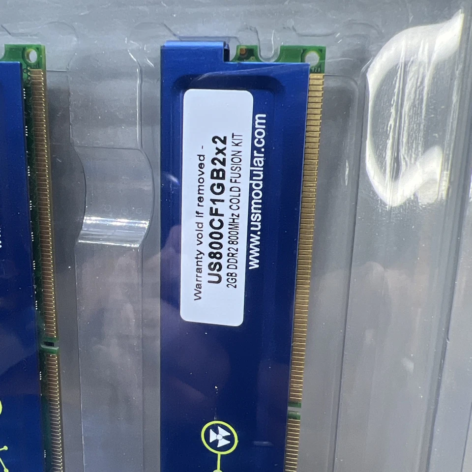 Cold Fusion 2 x 1GB DDR2 800MHz US800CF1GB2x2 New - Image 4 of 4