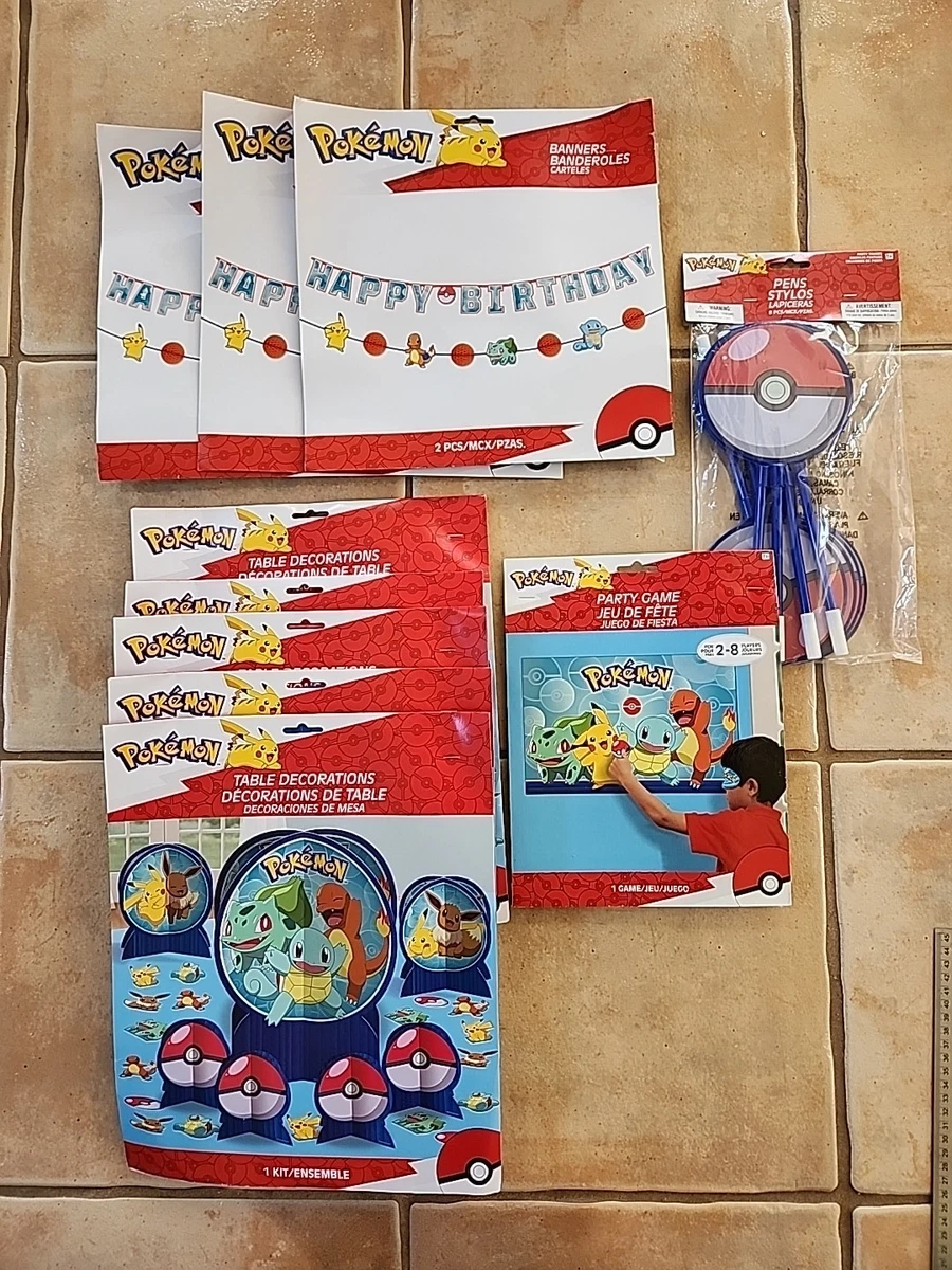 Amscan International Nappe en Plastique Motif Pokémon 571844 1,2 x 1,8 m