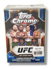 2024 Topps Chrome UFC Blaster Box Look for Pereira & O’Malley Rare Cards (Box51)