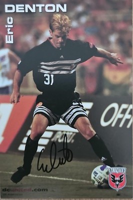   Eric Denton   D.C. United   Autogrammkarte  