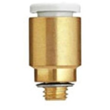 2pc SMC CORPORATION KQ2S04-M5N Tubing Fitting,Hex Head Male Conn.,4mm Tube,