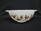 Vintage 1962-71 PYREX #443 EARLY AMERICAN Cinderella Mixing/Nesting Bowl 2.5 QT