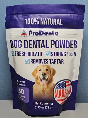Pup Labs - ProDenta - Dog Dental Powder - 30 servings - Exp 4/28 - New! Sealed!