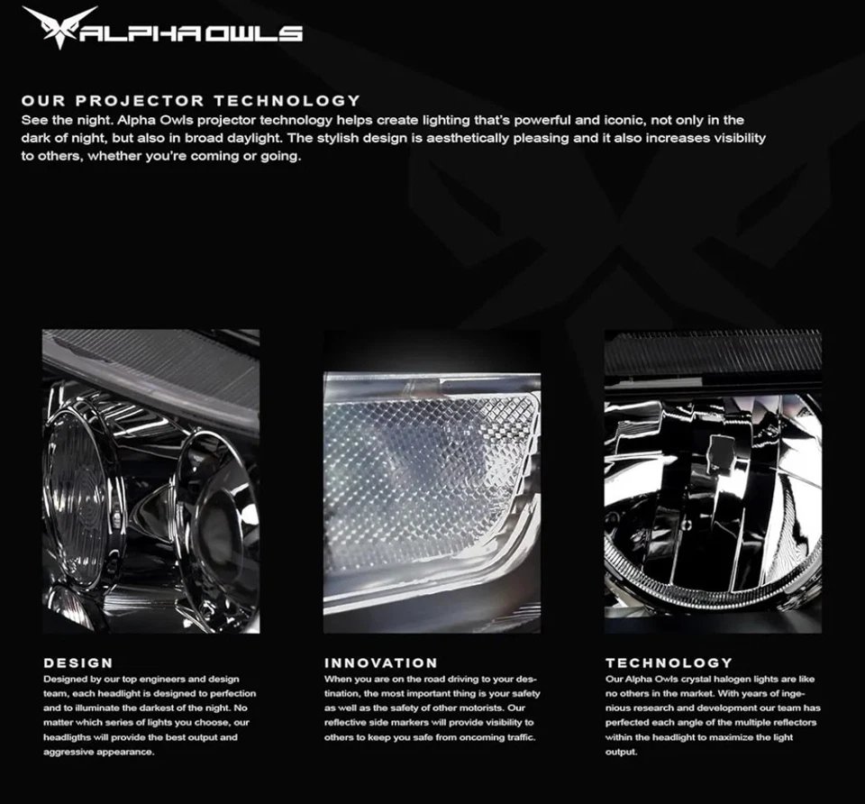 New Black Housing Projector Headlights 2004 2005 2006 2007 2008 Acura  TSX - Image 3 of 4