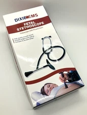 Dixie EMS Fetal Stethoscope Latex Free 22" BRAND NEW In Original Box No Instruct