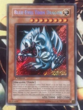 Yugioh: Blue-Eyes Toon Dragon - MRL-E000 - Secret Rare - 1st Edition - MP