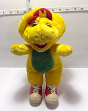 Vintage 1994 BJ Barney Friends Yellow Dinosaur Plush Lyons Group BJ