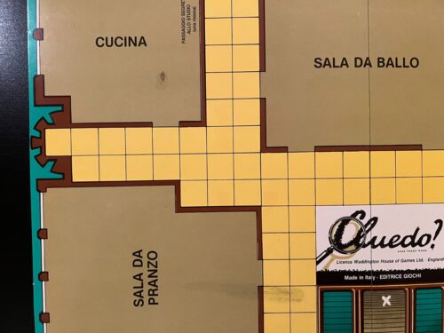 CLUEDO Gioco da Tavolo EG Editrice Giochi 1986 - Completo - Mai usato - Foto 8 di 8