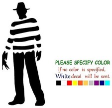 Freddy Krueger Graphic Die Cut decal sticker Car Truck Boat Window Laptop 12"