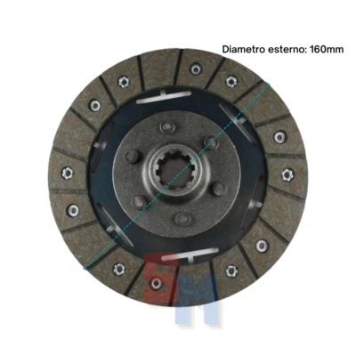 DISCO FRIZIONE PASQUALI 917 921 922 923 924 F&M L300 DIAMETRO 160mm DENTI 10