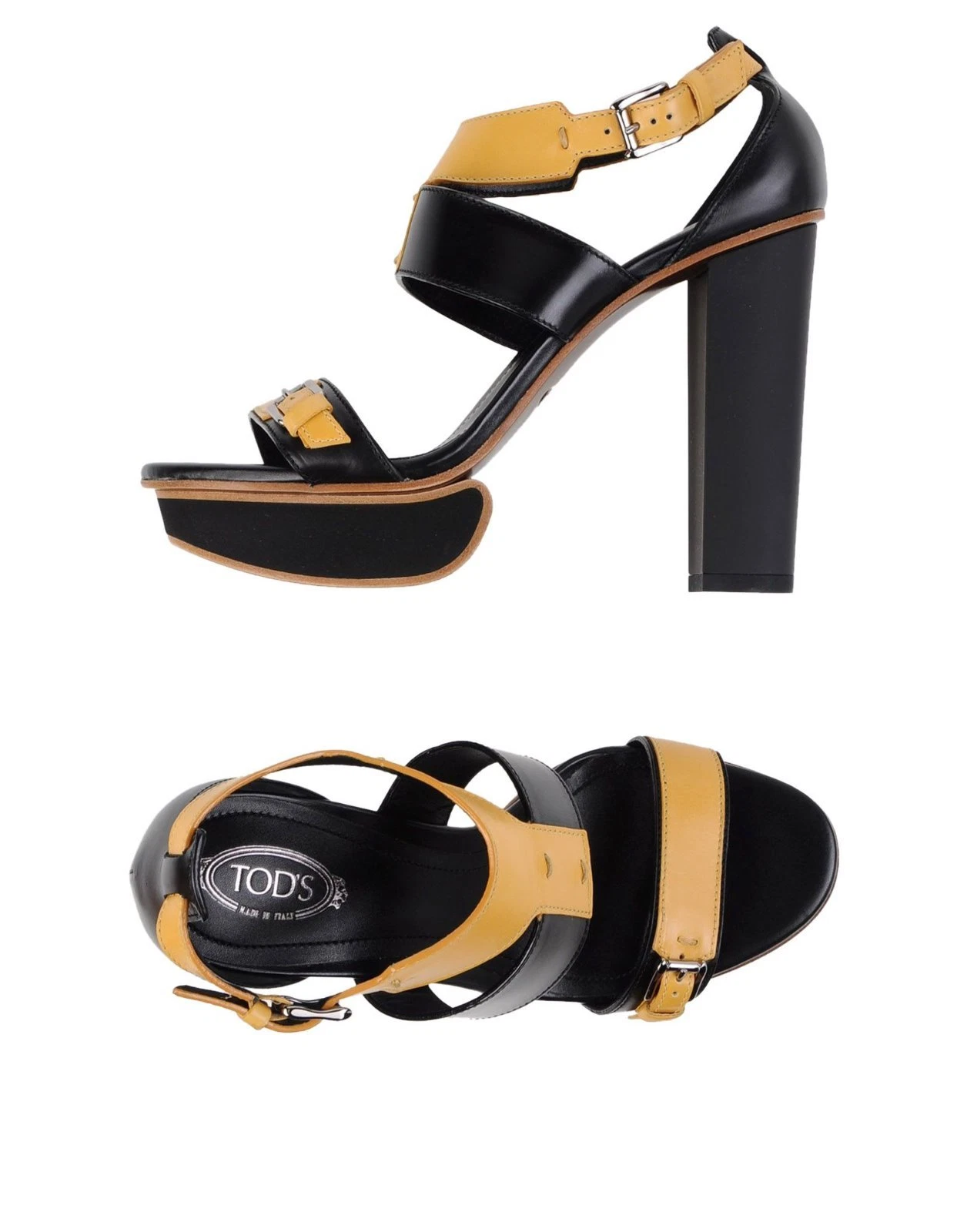 TOD’S Sandali con tacco alto a blocco platform Tod's nuovi con etichette TG 36 EU (US 6)