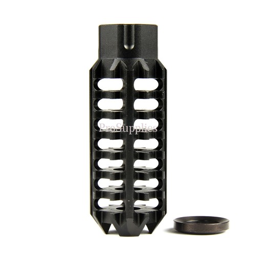 Aluminum Muzzle Brake Compensator 1/2x28 TPI for .223/.22LR | eBay