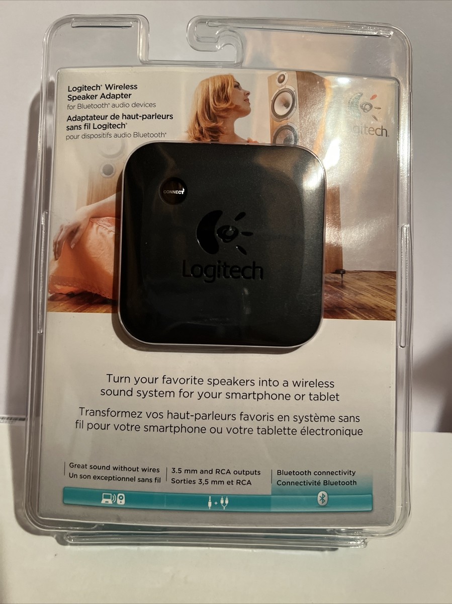 Logitech Wireless Bluetooth Speaker Adapter Black NEW | eBay