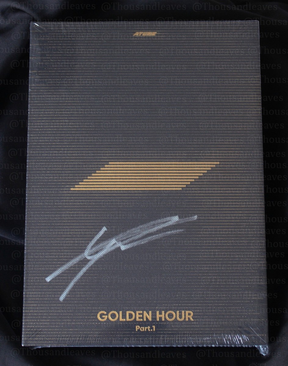 ATEEZ Yunho Signed GOLDEN HOUR PT. 1 SEALED (Golden Hour Ver. US