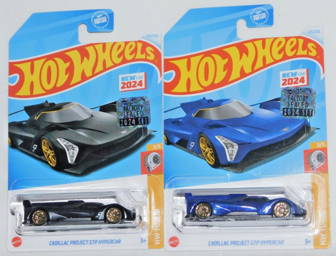 2024 HOT WHEELS RLC FACTORY SET TURBO SERIES CADILLAC PROJECT GTP