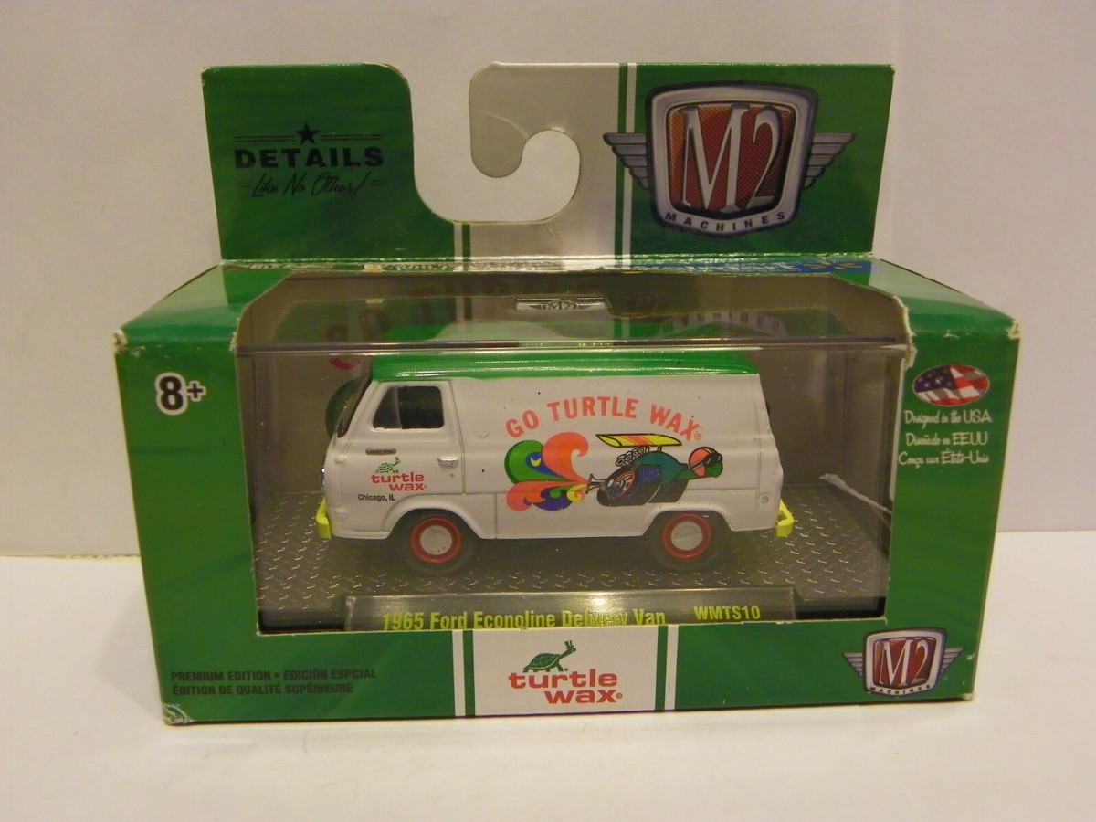 M2 フォードエコノライントラック ガッサー タートルワックス(チェイスカー) M2マシーン 1/64 1965 フォード エコノライン トラック ガッサー