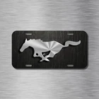 Mustang Pony Vehicle Front License Plate Auto Car NEW gt hatchback coupe