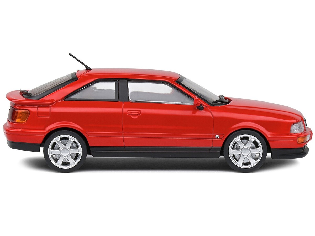 1992 AUDI COUPE S2 LAZER RED 1/43 DIECAST MODEL CAR BY SOLIDO